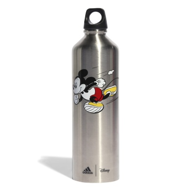 adidas x Disney Butelka na napój Myszka Miki (bez BPA) stal 750ml srebrnoszara